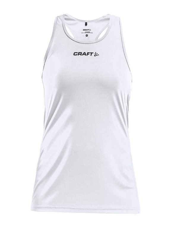 Craft Sport-Tank Racerback Singlet Rush ärmellos weiss Damen